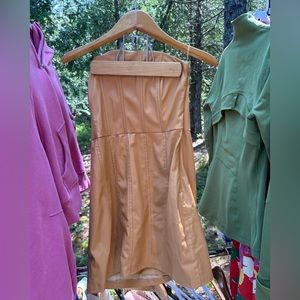 Zara leather dress